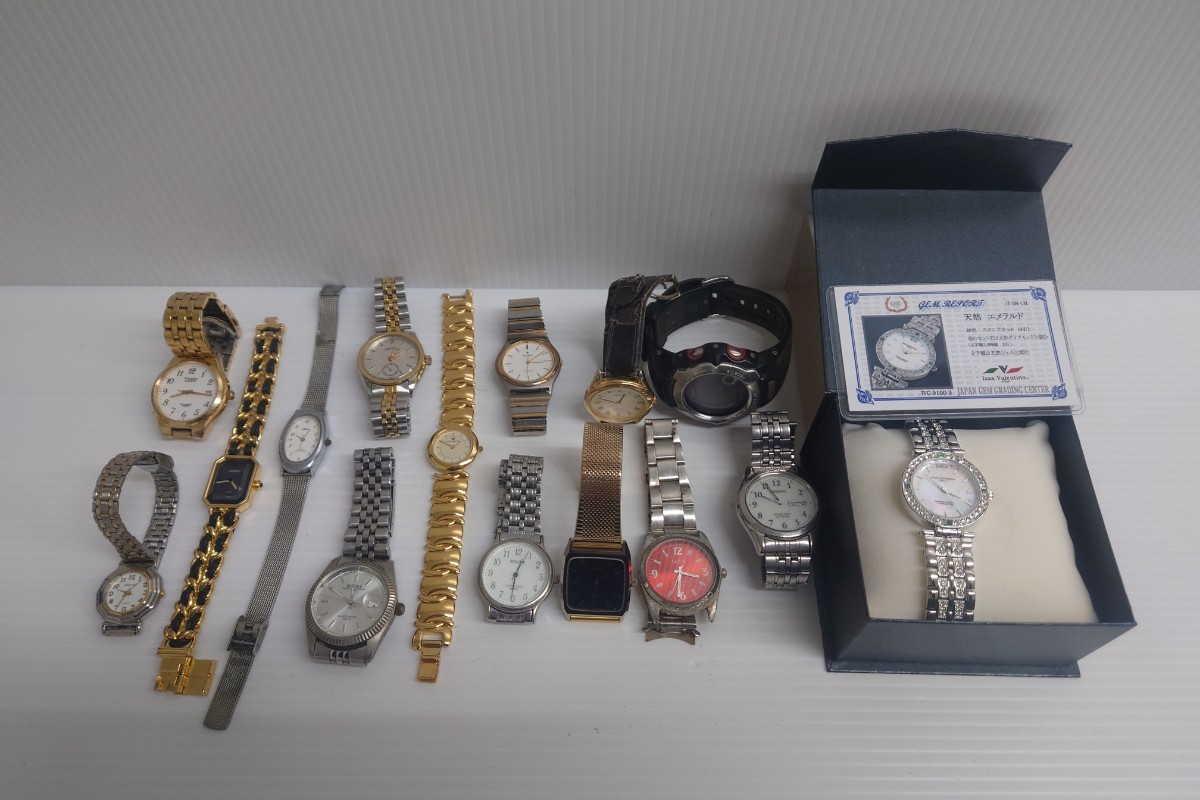 N☆1円〜ジャンク品 腕時計 まとめ orient casio citizen buren 他