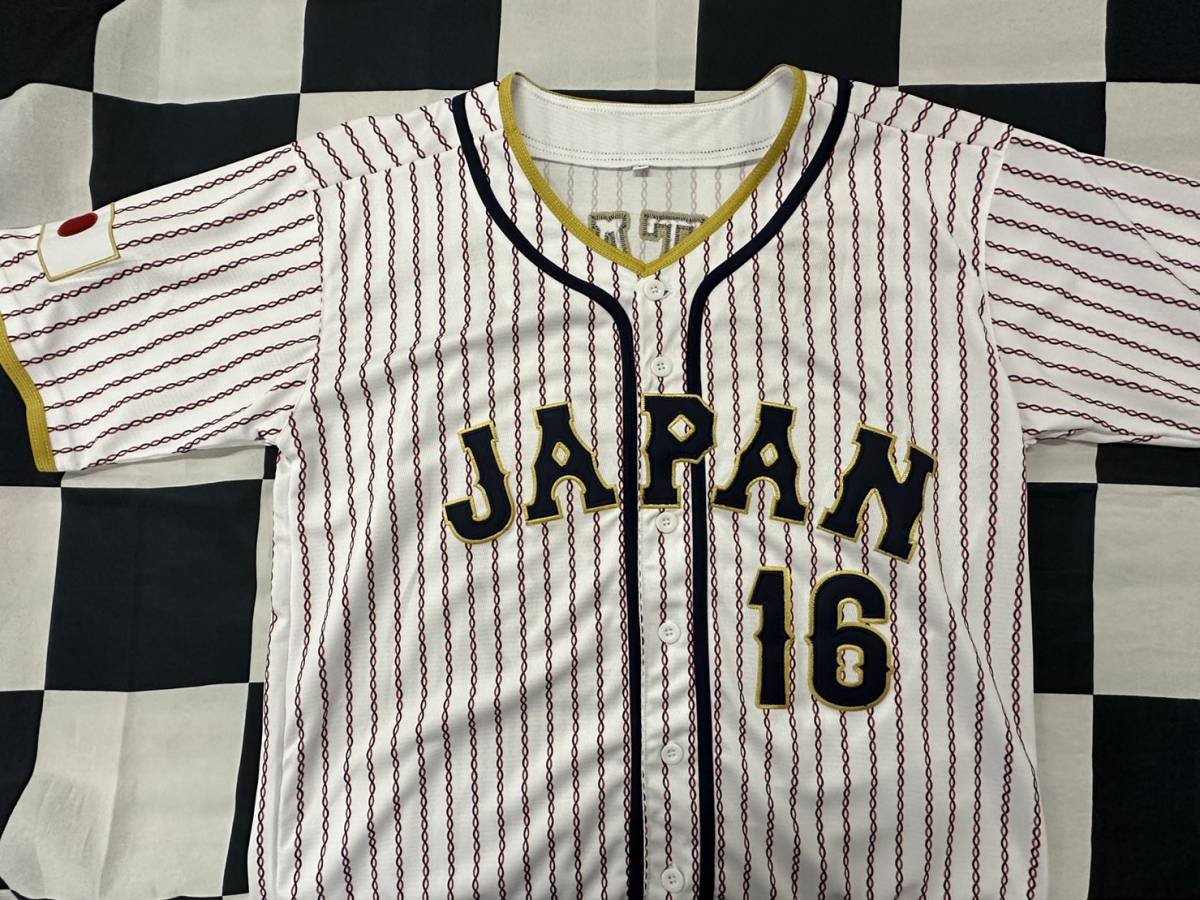 大谷翔平 #16 日本代表 WBC 2023 ジャージ ユニフォーム M 野球 侍
