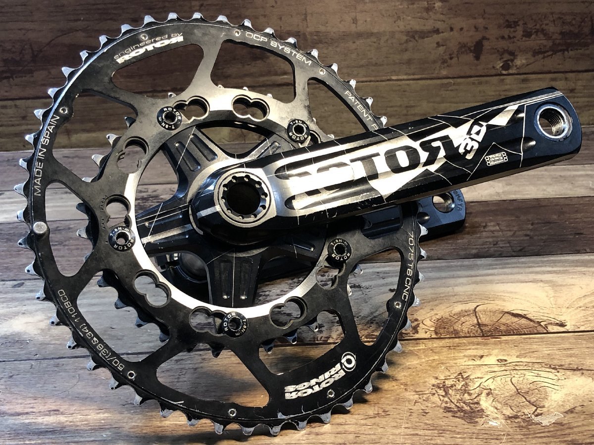 ROTOR 3D クランクセット 170mm 50-34T ROTOR 3D 24クランクセット 50