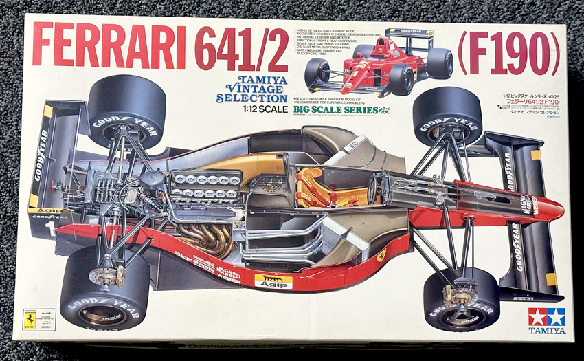 641⁄2 Ferrari 1⁄12 フェラーリ タミヤ model F190 (F190) 1:12 Tamiya Big