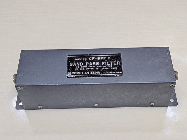 コメット製 50MHz帯 バンドパス フィルター CF－BPF6 