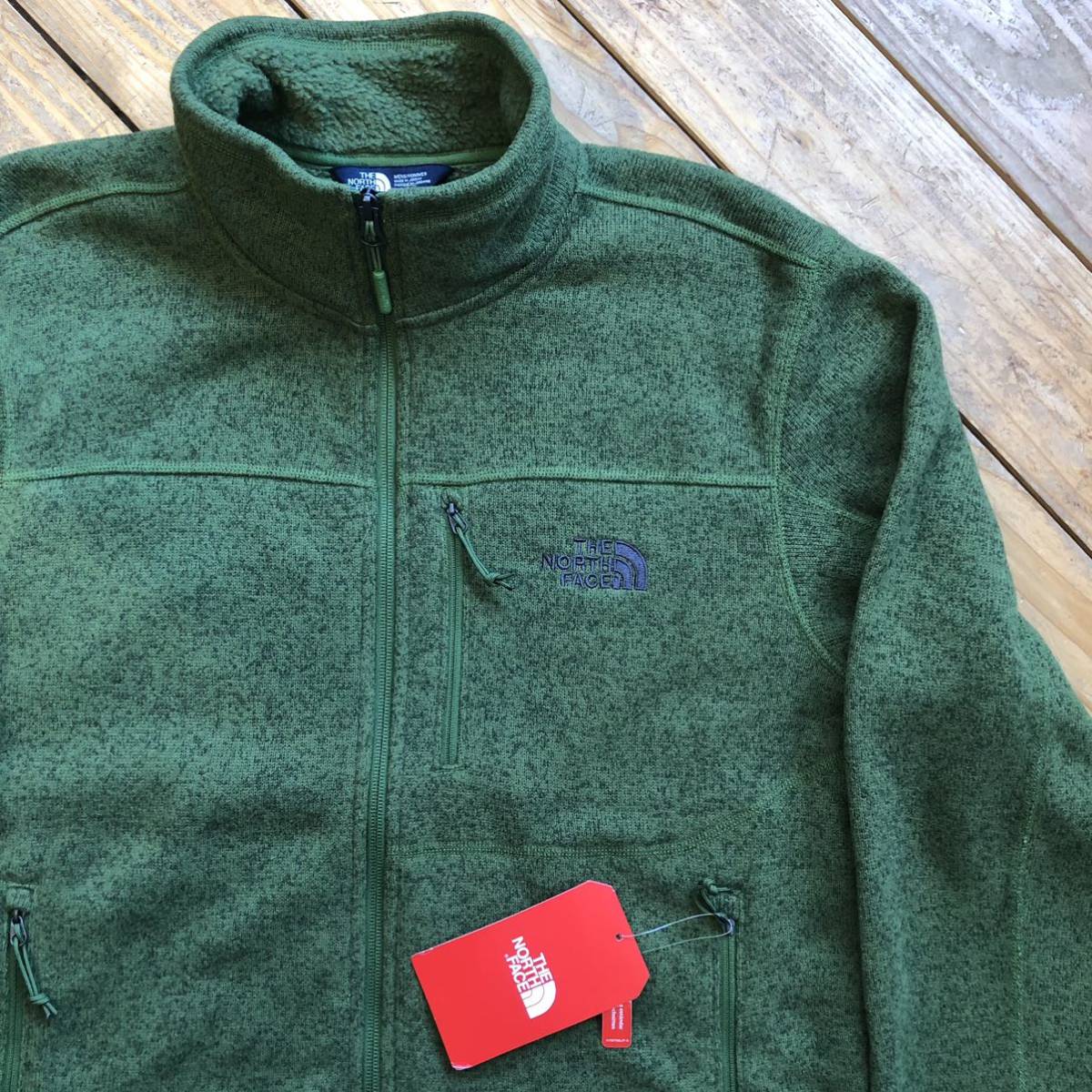新品 デットストック タグ付き THE NORTH FACE ノースフェイス フリースジャケット メンズ サイズ M アウトドア 防寒 保温 高機能 J2855