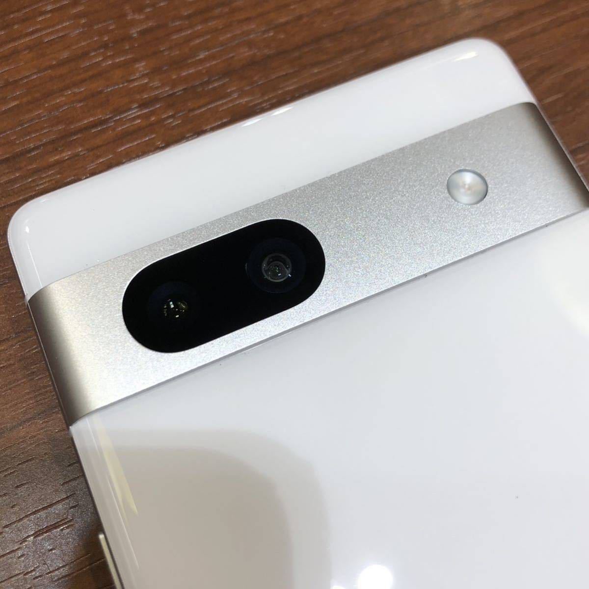 ★1円スタート Google Pixel 7a グーグルピクセル G82U8 128GB 利用制限○ ドコモ スマートフォン スマホ アンドロイド 白色 中古美品 EC6_6