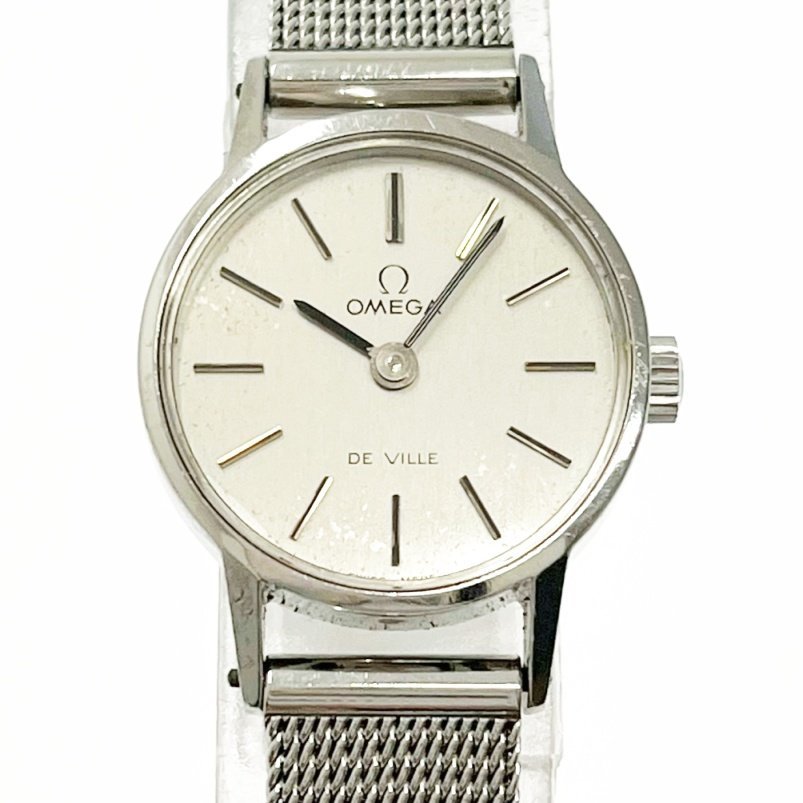 1円スタート】【アンティーク】OMEGA オメガ デビル SS シルバー文字盤