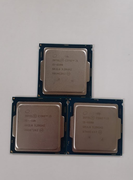 L1103-03 CPU3個セット INTEL Core i-6500 SR2L6 3.20GHZ×3 Intel Core