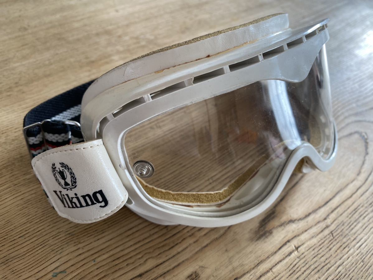 Viking モトクロスゴーグル セット ヴィンテージ Viking バイキング ビンテージ ゴーグル デッドストック n.o.s VMX