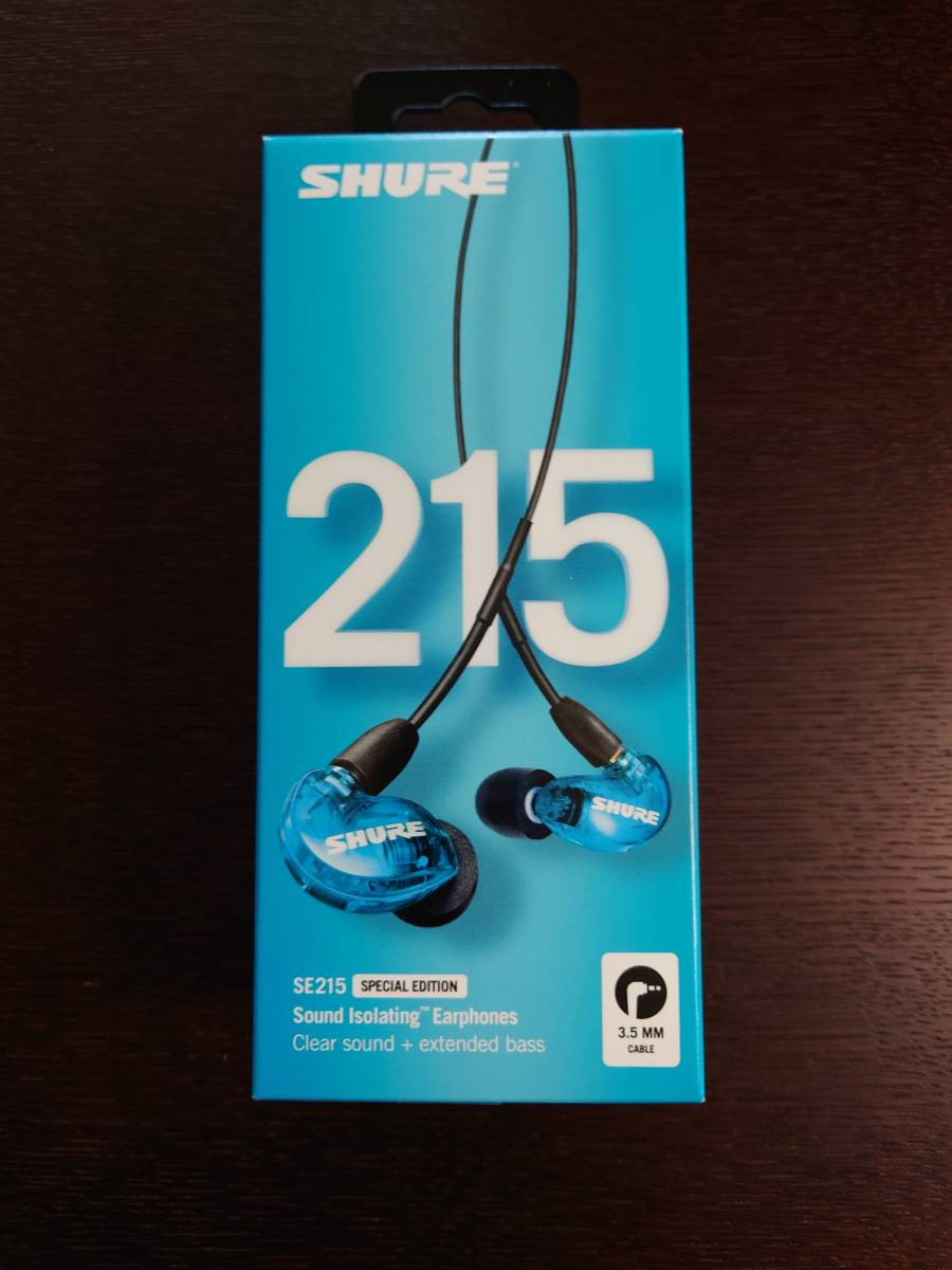 SHURE シュア イヤホン SE215 スペシャルエディション SE215SPE-A 2022年製