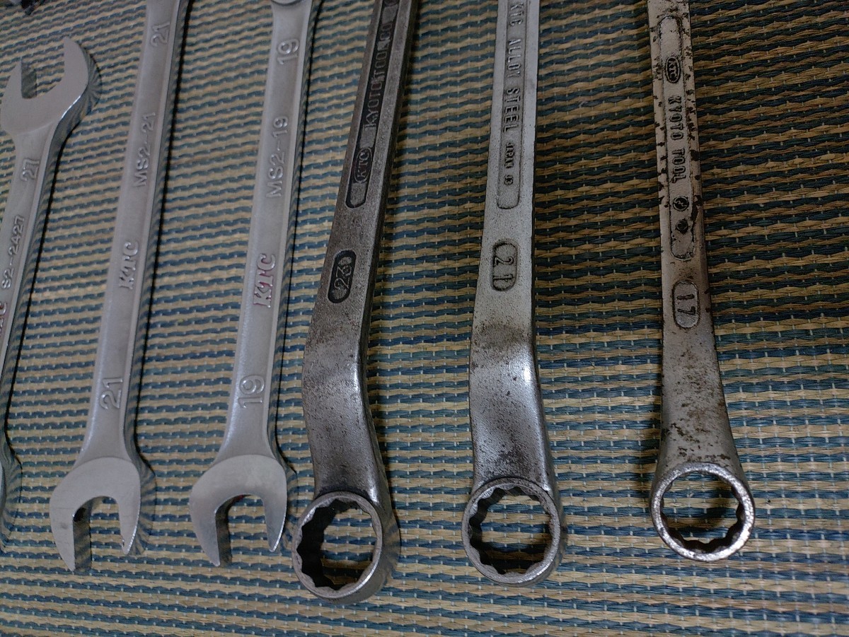 工具セット KTC TONE ロブテックス等 メガネレンチ スパナ コンビ 