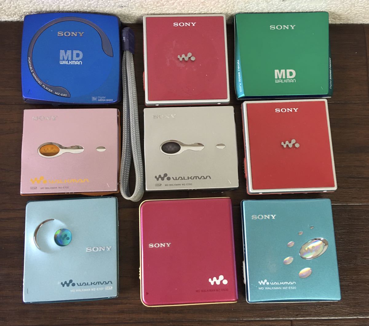 SONY ソニー MDウォークマン MZ-E520/MZ-E620/MZ-E630/MZ-E700/MZ-E707