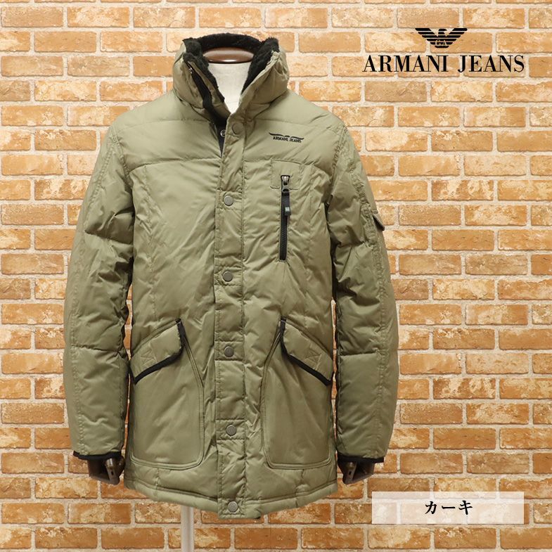 1円/秋冬/ARMANI JEANS/44サイズ/ダウン コート G6K34AH 撥水 軽量 