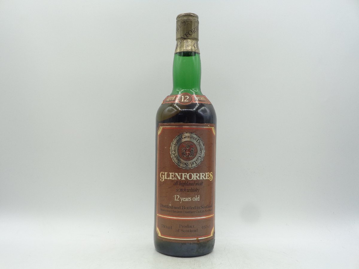 Glenforres グレンフォレス12年ウイスキー 750ml 750ml Glenforres グレンフォレス12年ウイスキー グレンフォレス 12年