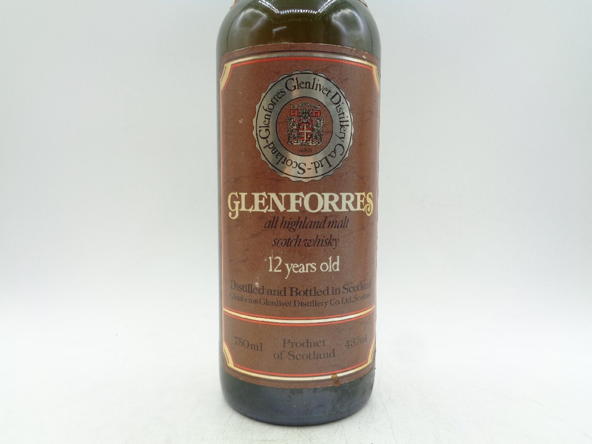 750ml Glenforres グレンフォレス12年ウイスキー グレンフォレス 12年