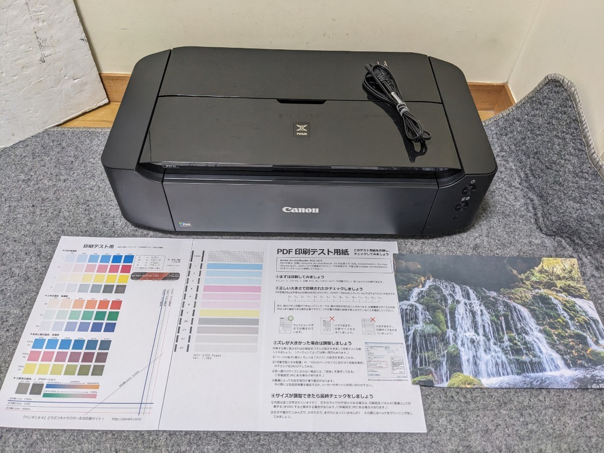 Canon PIXUS インクジェットプリンター iP8730 印刷枚数2651-2700枚