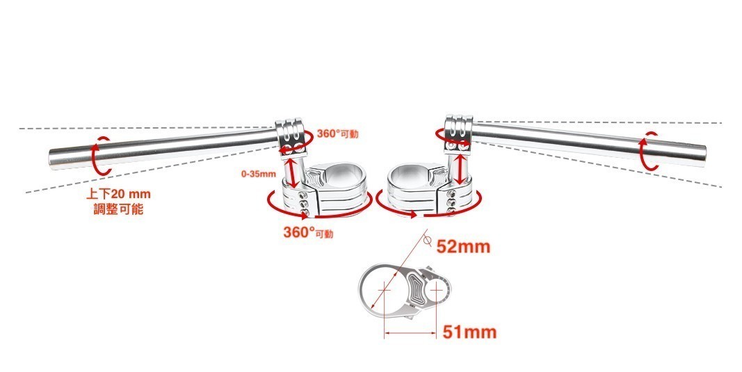 定番人気，正規品 GSX-R1100 GSX-R1100RW 52MMセパレートハンドル16152B(スズキ用)｜売買されたオークション情報、yahooの商品情報をアーカイブ公開 - オークファン オートバイメーカー別