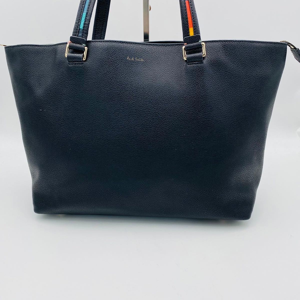 極美品 現行 ポールスミス Paul Smith メンズ ビジネス トートバッグ 