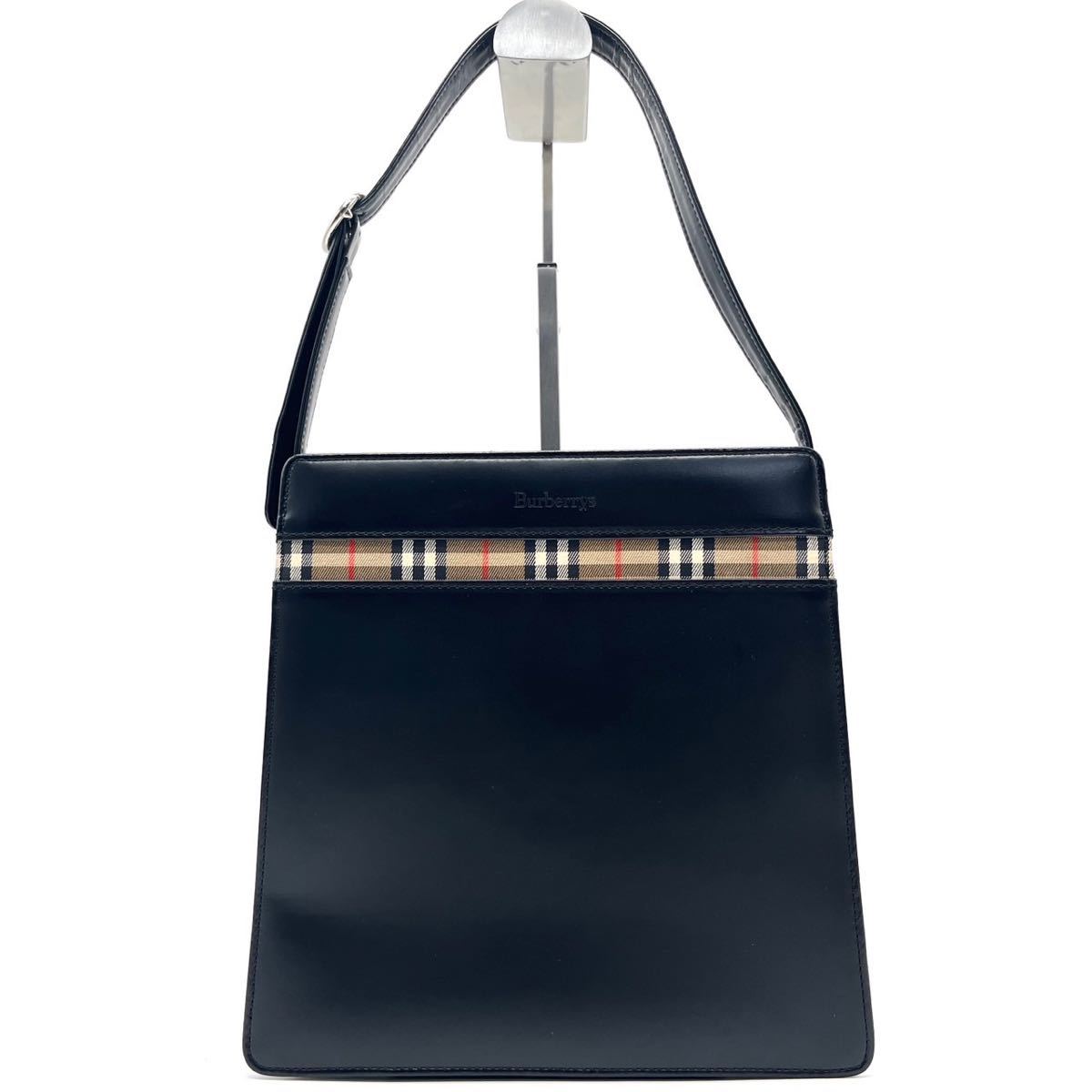 1円《美品》BURBERRY バーバリー ボックスカーフ ノバチェック