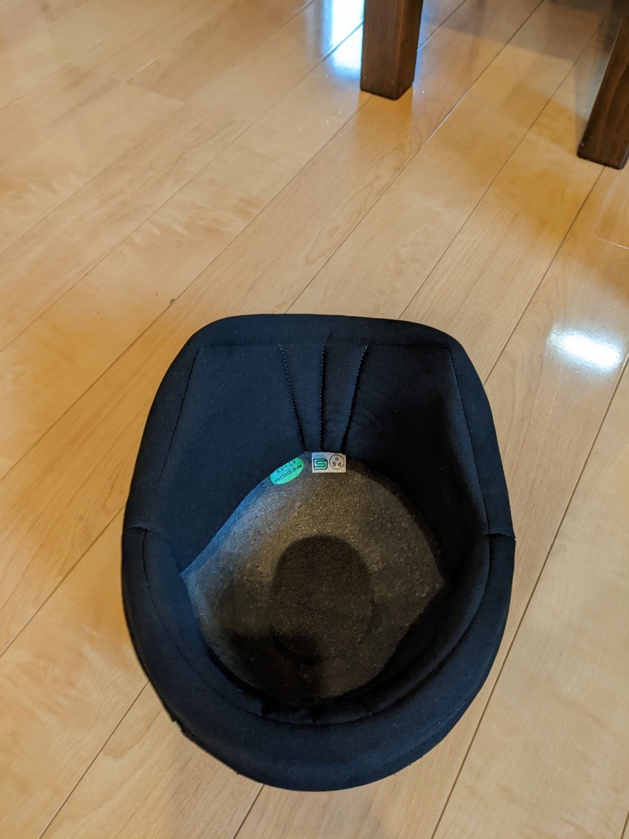 立花 革巻 ジェットヘルメット 内部加工済み 中古品 グレー サイズL