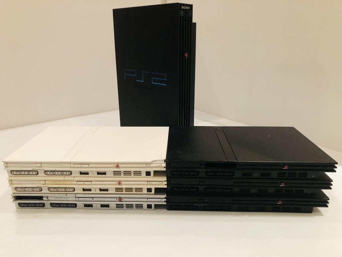 PS2 薄型 ジャンク 8台セット ジャンク】SONY PlayStation2 ゲーム機本体 厚型 1台、薄型6台