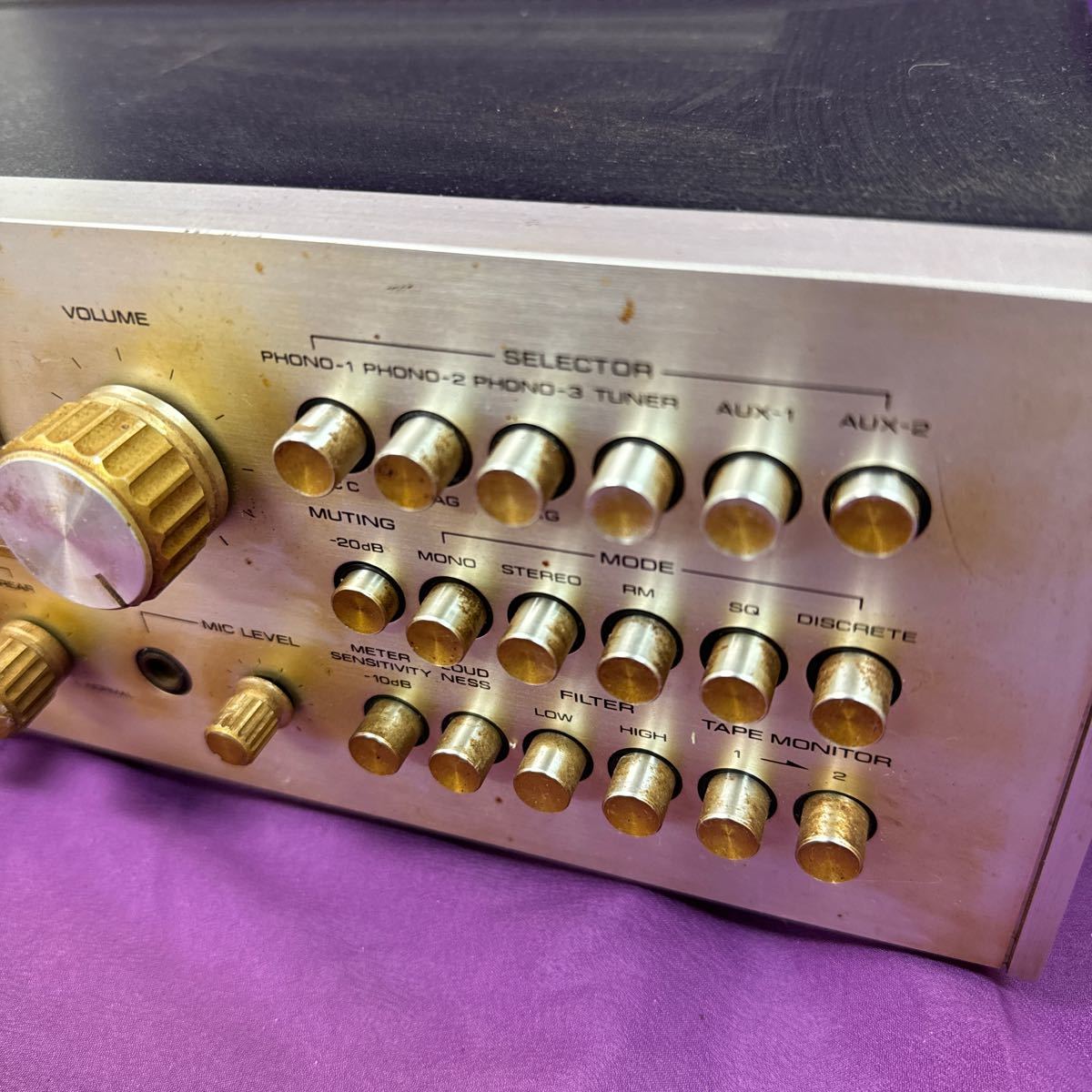 □ジャンク AUREX オーレックス ステレオプリアンプ SY-330 本物保証