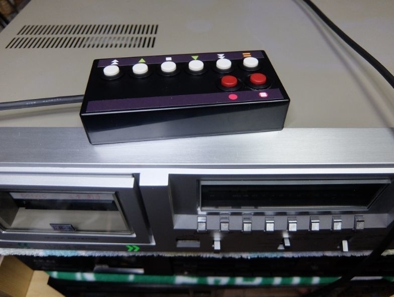AKAI カセットデッキ用リモコン，RC-21compatible(2mケーブル) AKAI RC