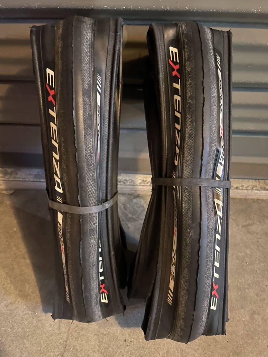 2本セット 走行極小 Bridgestone EXTENZA RR2X 7025 700×25C クリンチャータイヤ