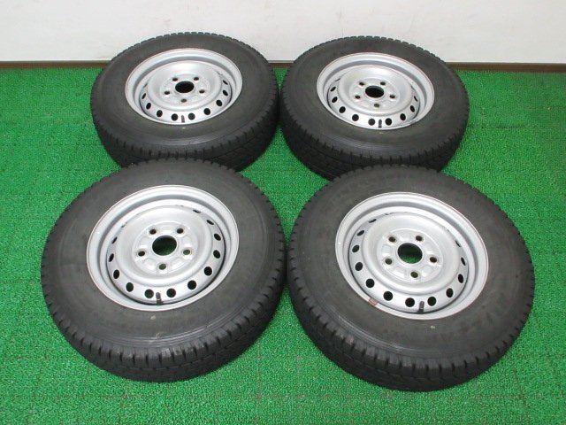 D602【送料無料】165R13 6PR 超溝高 ブリヂストン スタッドレス VL1 