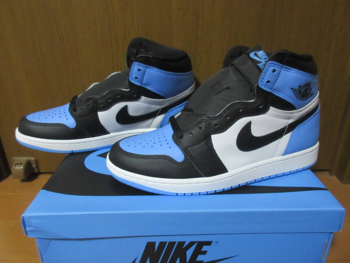 新品未着用 Nike Air Jordan 1 Retro High OG University Blue UNC Toe 