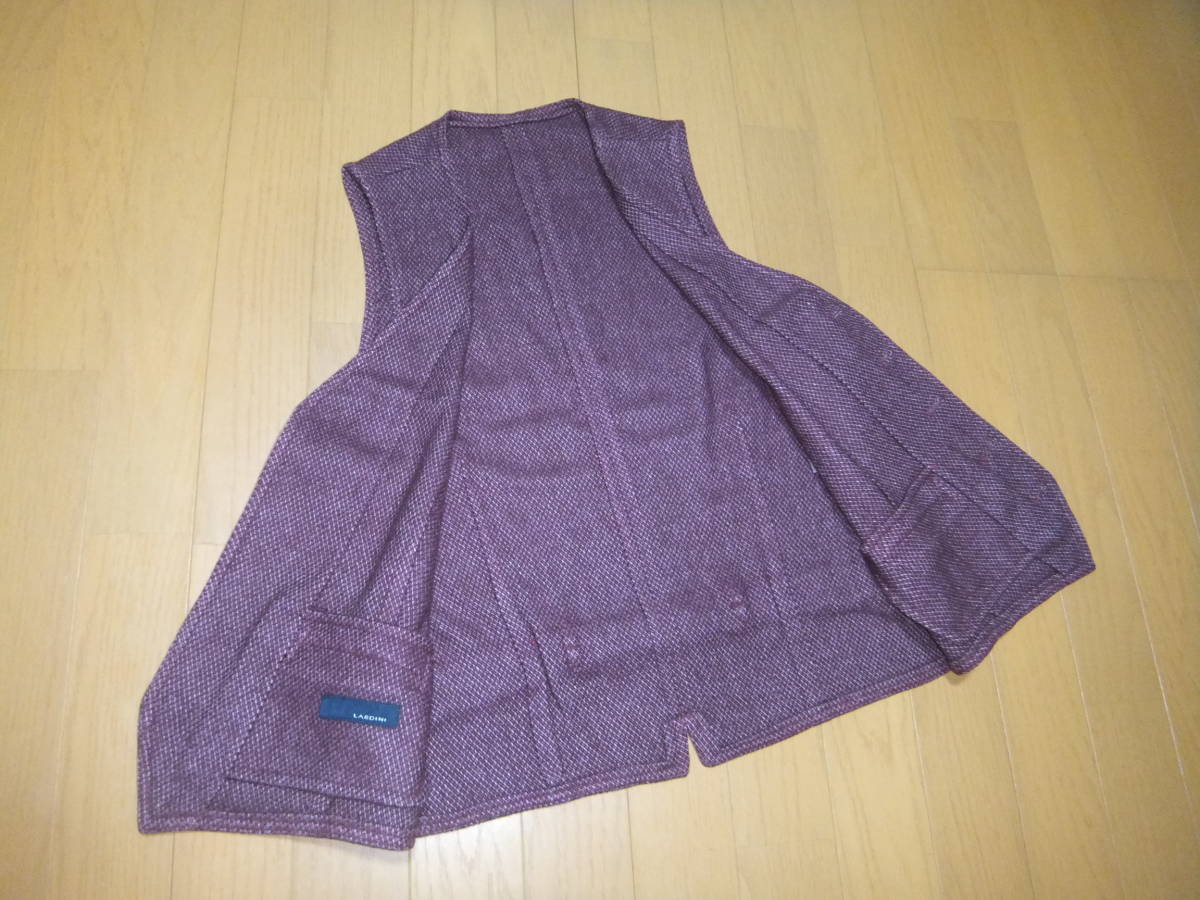 極美◎ LARDINI ラルディーニ 秋冬用 ジレ/ベスト ミックスバー