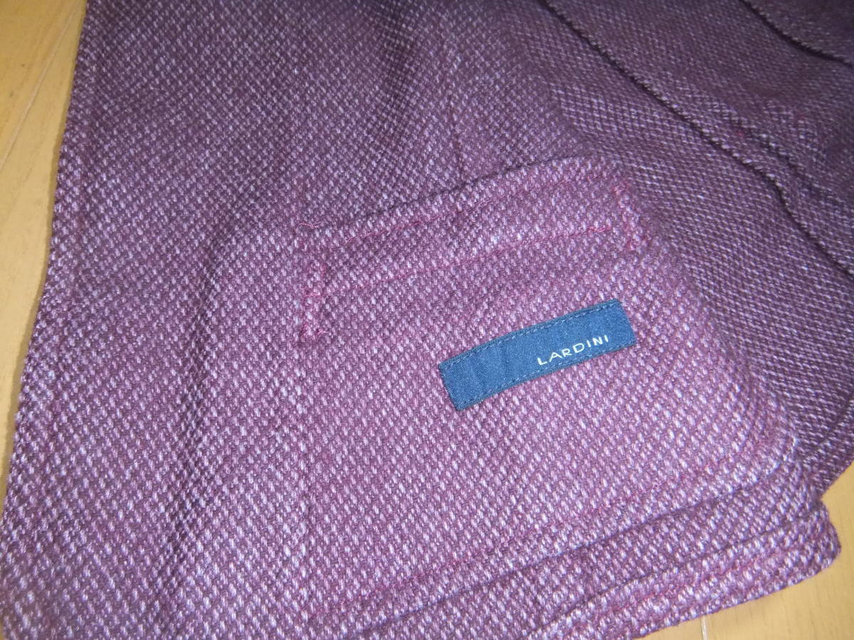 lardini ジレ ベスト 希少サイズ52 lardini ジレ ベスト 希少サイズ52