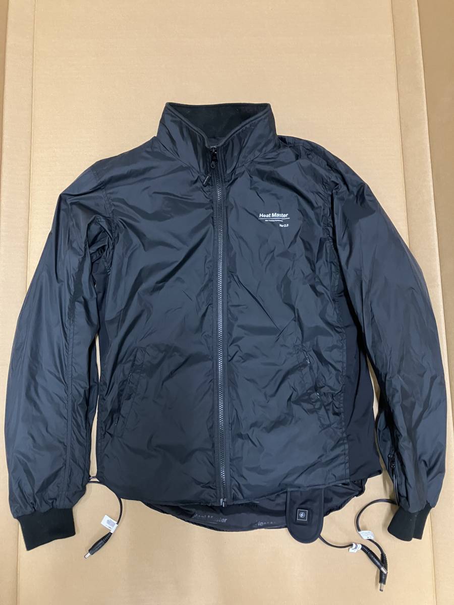 試着のみ美品 HEATMASTER ヒートマスター バイク用 ヒートインナージャケット 3.5AMP Lサイズ 12V 10秒発熱 バイク用品 防寒