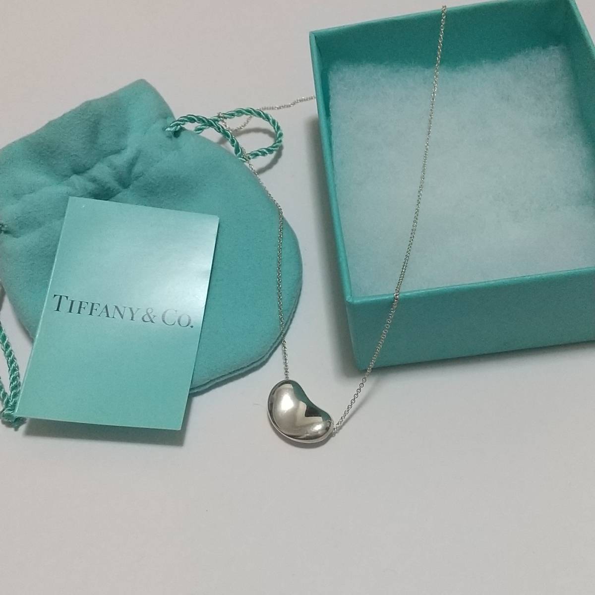 正規品 Tiffany&Co ティファニー 名作 希少な大きいミディアム ビーン