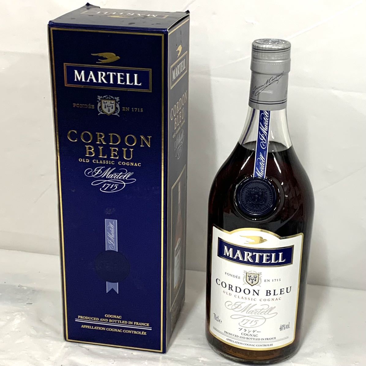 未開栓 お酒 MARTELL マーテル コルドンブルー 1715 コニャック