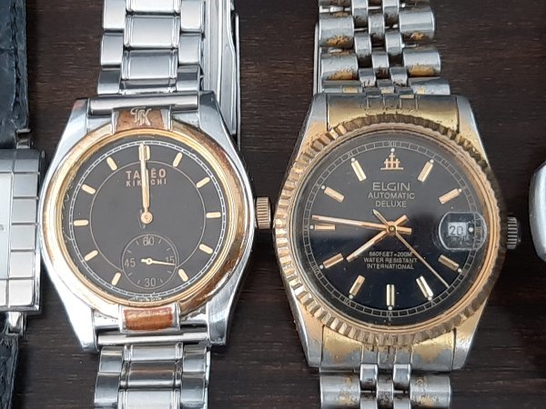 UNT2 時計 腕時計 部品取り ジャンク品 おまとめ ELGIN タケオキクチ