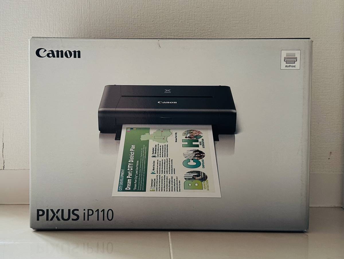 美品】Canon キヤノン PIXUS iP110 モバイルインクジェットプリンター