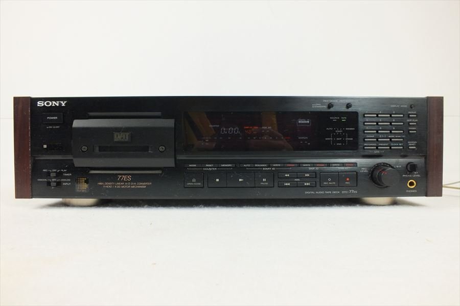 SONY ソニー DTC-77ES DIGITAL AUDIO TAPE DECK DATデッキ オーディオ