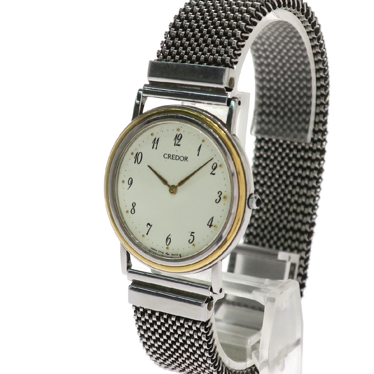 稼働品◇セイコー SEIKO◇クレドール CREDOR 5A70-5210 クォーツ