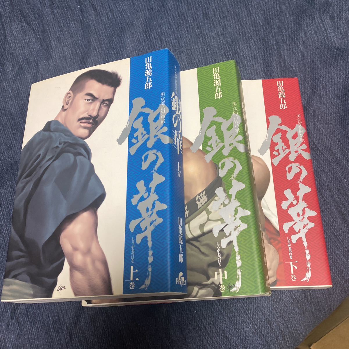銀の華 上中下 田亀源五郎 ポット出版 3巻セット 銀の華 | 田亀源五郎 復刻版 田亀 上 : 中 男女郎苦界