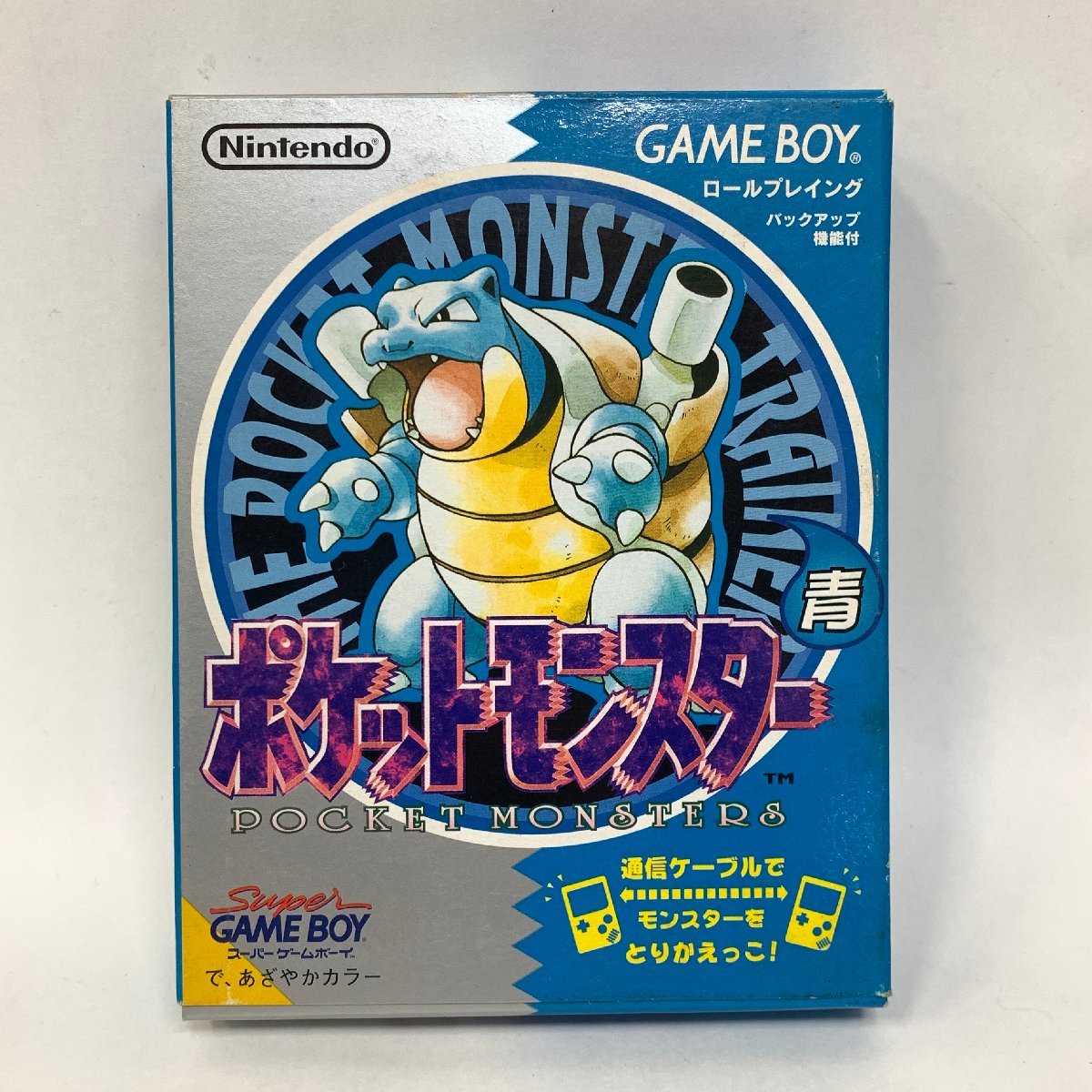 GB ポケットモンスター 青＜箱・取説・マップ付き＞ポケモン 任天堂 Nintendo GAME BOY ゲームボーイ DMG-P-APEJ □