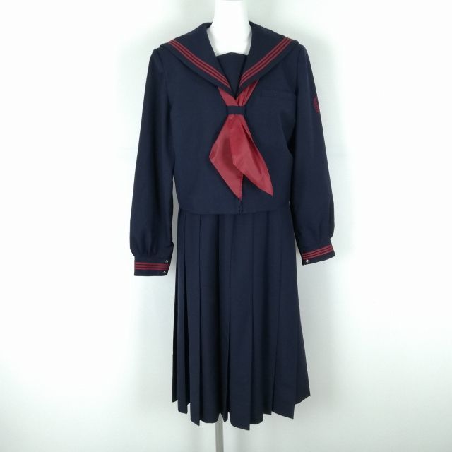 1円 セーラー服 ジャンパースカート スカーフ 上下3点セット 指定 