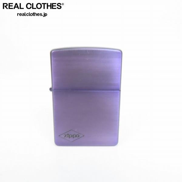 ZIPPO/ジッポー ジッポロゴ パープル ブラッシュド加工 2000年製 /LPL