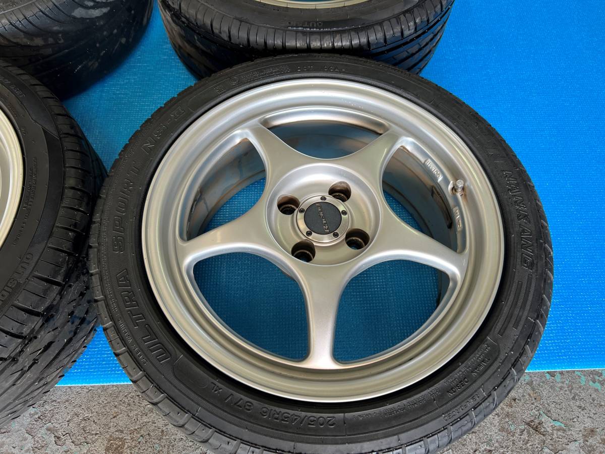 エンケイ RP01 16インチ7J＋35 PCD100 4穴 4本 NA NB ロードスター 16 