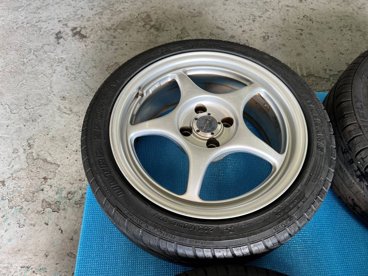 エンケイ RP01 16インチ7J＋35 PCD100 4穴 4本 NA NB ロードスター 16 