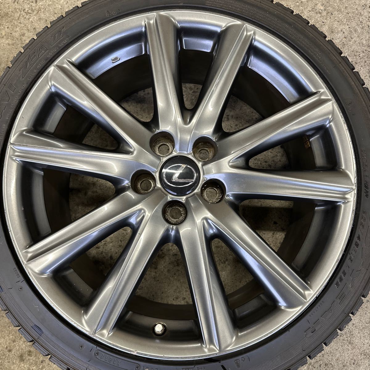 冬支度》レクサス GS Fスポーツ 純正ホイール・スタッドレスタイヤ 4本