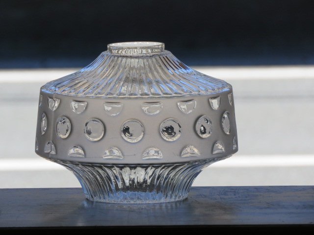 k80昭和レトロ ガラス 電笠/アンティーク*ビンテージ*照明*シェード*グローブ*ブラケットライト*ペンダント*外灯*吊下*古民家*カフェ