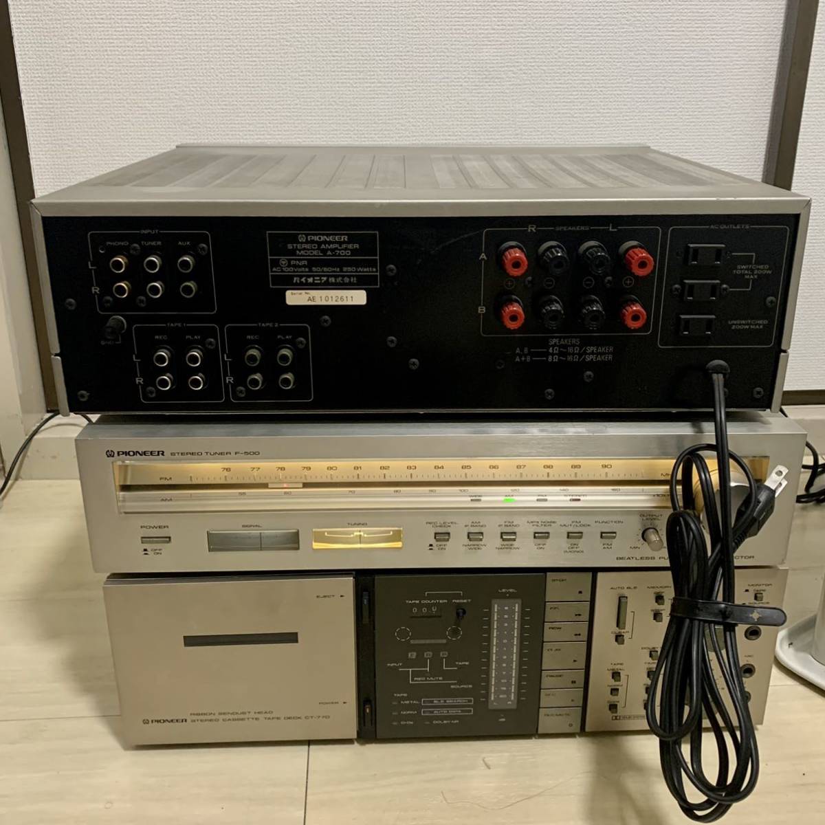 A-700 PIONEER パイオニア Yahoo!オークション 「パイオニア by