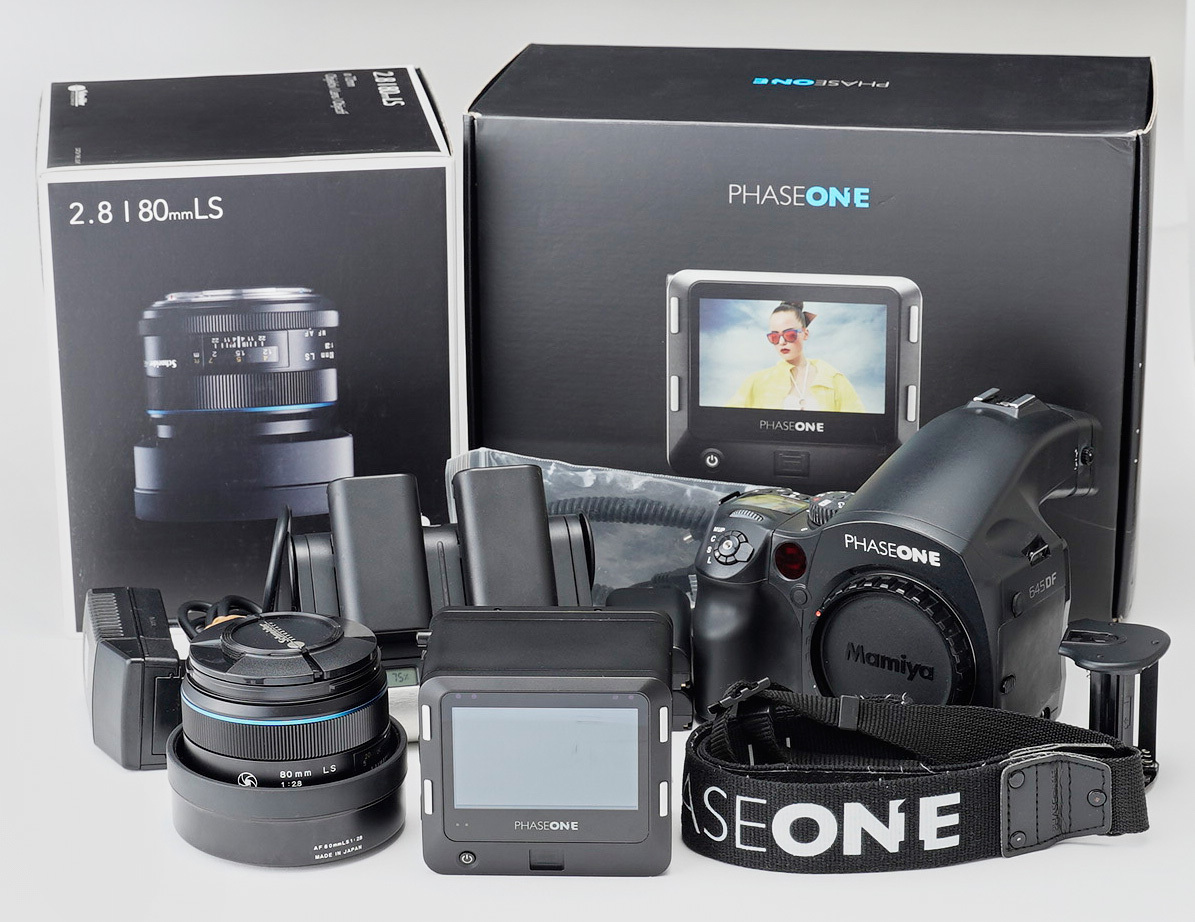 未使用　フェーズワン PHASE ONE 645DF PHASEONE ボディ PHASE ONE フェーズワン IQ180 645DFボディ ブルーリング80mm レンズ