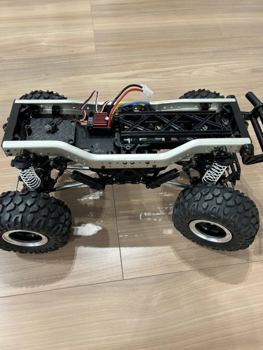 タミヤ 1/10RC メルセデス・ベンツ ウニモグ 406(CR-01）アンプ付 組立