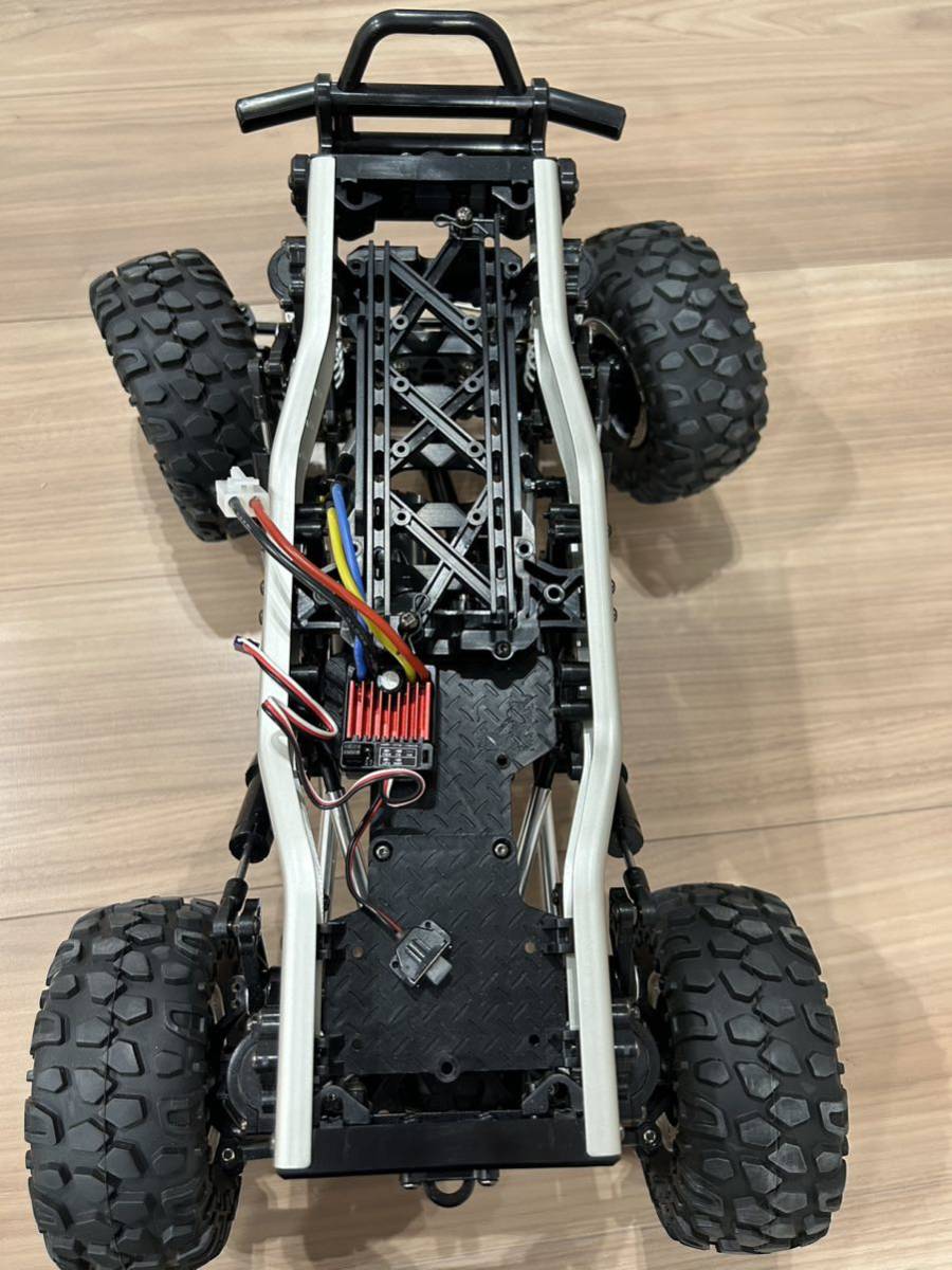 タミヤ 1/10RC メルセデス・ベンツ ウニモグ 406(CR-01）アンプ付 組立