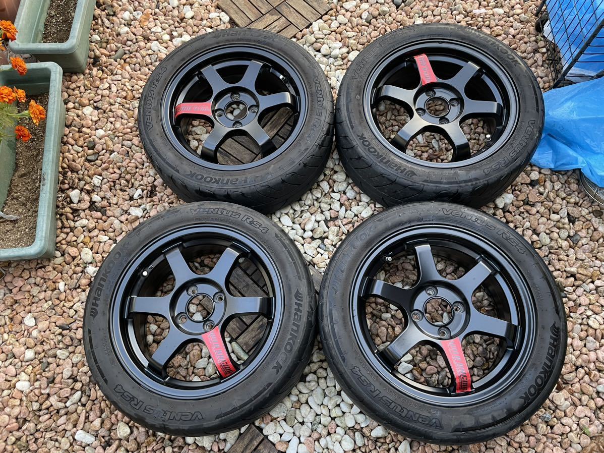 1円スタート！】TE37風 ステルスレーシング RG-1 15x6.5J OFF+38 
