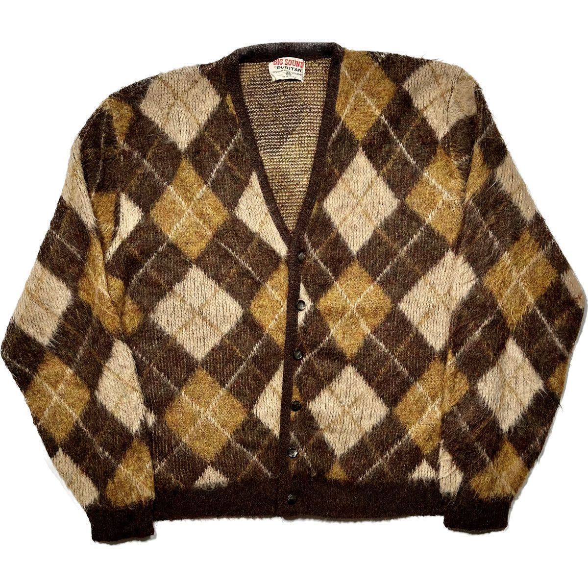 50s 60s ヴィンテージモヘアニット 毛足長 Sportswear 60s ビンテージ 